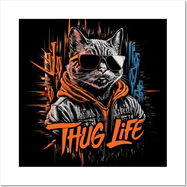 hug Life Urban Trend Masterpiece Wall Art by diegotorres